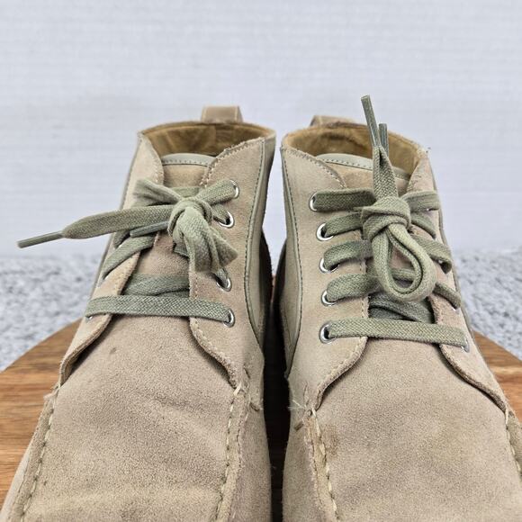 Cole Haan Mens 11M Tan Suede Leather Lace Up Moc Toe Casual Daily Chukka Boots main image 10